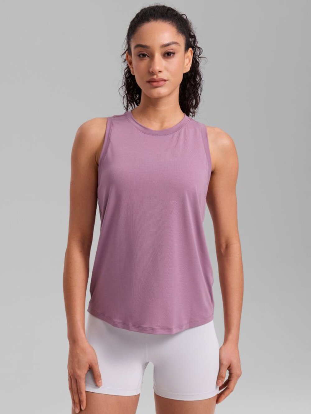 Quick Dry Racerback Hip Length Tank